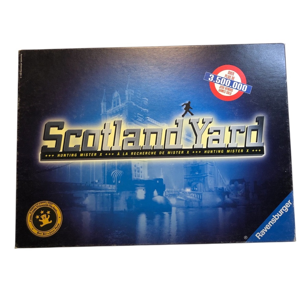Scotland Yard, 1998 Ravensburger edition, 1983 Spiel des Jahres winner French